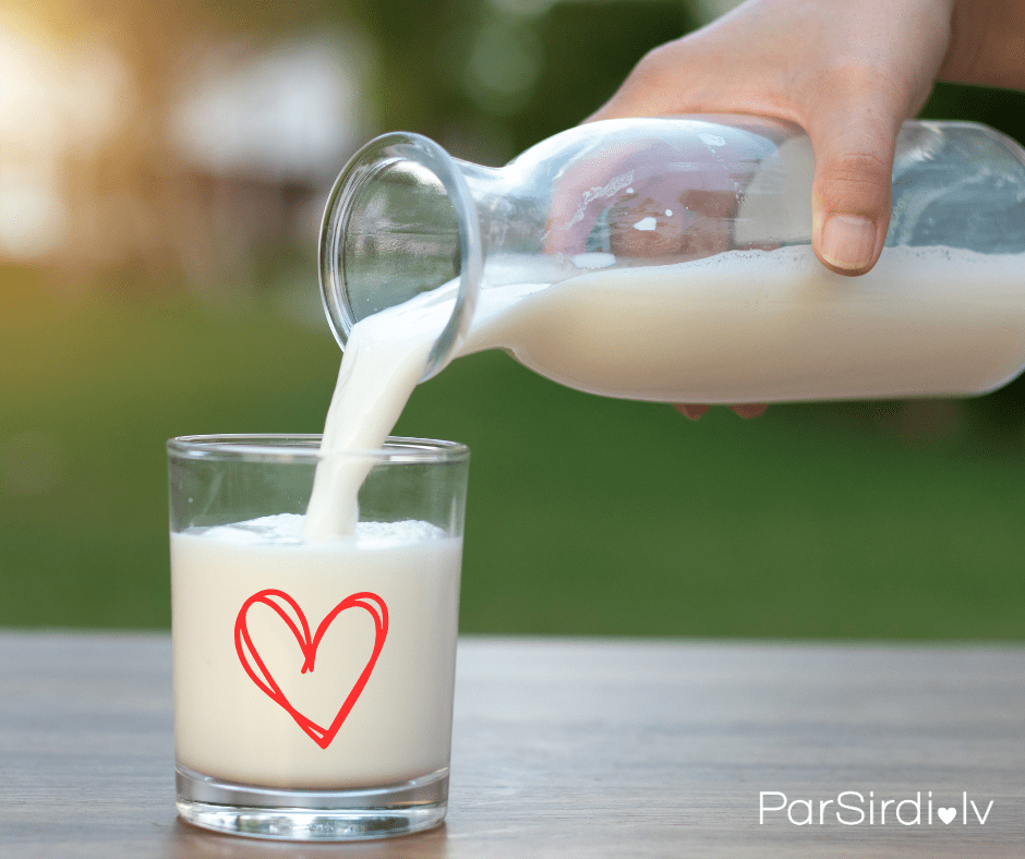 Jauns pētījums apstiprina: sirdij veselīgā uzturā var iekļaut arī pilnpiena produktus!